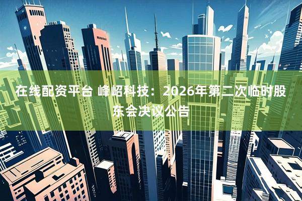 在线配资平台 峰岹科技：2026年第二次临时股东会决议公告
